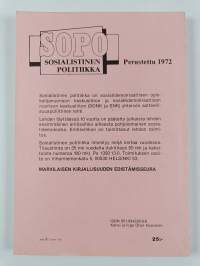 Sosialistinen Politiikka erillisvihko no 1 : Pohjoismaiden sosialidemokratia - myytti ja todellisuus