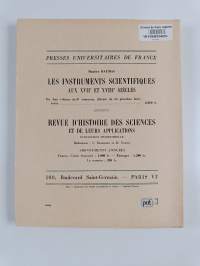 Léonard de Vinci et l&#039;expérience scientifique au XVIe siècle - Paris, 4-7 juillet 1952