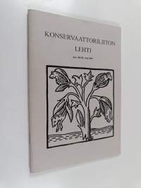 Konservaattoriliiton lehti nro 58-59, 3-4/1999