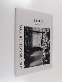 Konservaattoriliiton lehti nro 62, 3/2000