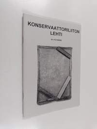 Konservaattoriliiton lehti nro 63, 4/2000