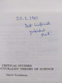 Critical Studies in the Structuralist Theory of Science (tekijän omiste)