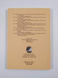 Inquiries concerning philosophy teaching : Baltic Sea Colloquium papers 1994