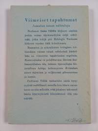 Viimeiset tapahtumat : Jumalan sanan näköaloja