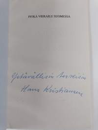 Pitkä vierailu Suomessa : runoja (signeerattu)