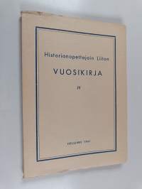 Historianopettajain liiton vuosikirja 4