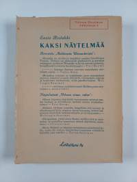 Rakas Wenander ; Vihaan sinua, rakas : kaksi näytelmää
