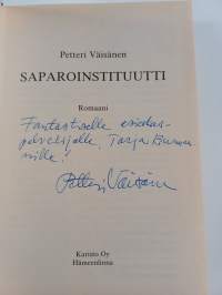 Saparoinstituutti (signeerattu, tekijän omiste)