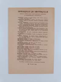 Sekaäänisiä lauluja : 85. vihko