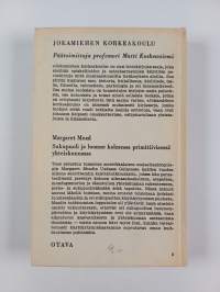 Sukupuoli ja luonne kolmessa primitiivisessä yhteiskunnassa