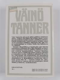 Väinö Tanner : taipumattoman tie