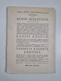 Kodin neuletöitä : kuvioneulontaa