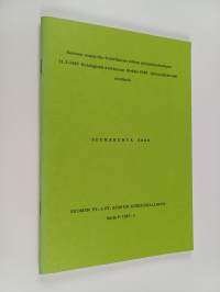Seurakunta 2000 : Suomen evankelis-luterilaisen kirkon piispainkokouksen 11.2.1987 Helsingissä asettaman Kirkko 2000 -jatkotyöryhmän mietintö