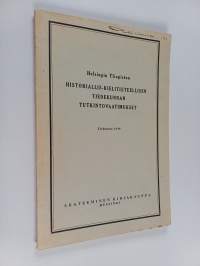 Helsingin yliopiston filosofisen tiedekunnan historiallis-kielitieteellisen osaston tutkintovaatimukset elokuussa
