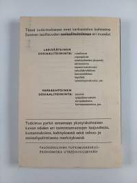 Sosiaalitoiminta ja sen kustannukset Suomen teollisuudessa