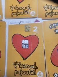 Sydän puhelinkortti