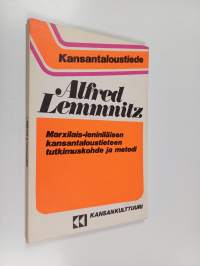 Marxilais-leniniläisen kansantaloustieteen tutkimuskohde ja metodi