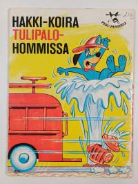 Hakki-koira tulipalohommissa