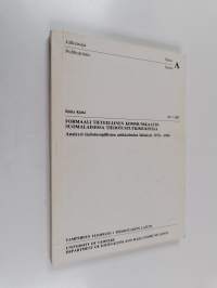 Formaali tieteellinen kommunikaatio suomalaisessa tiedotustutkimuksessa : analyysi tiedotusopillisten artikkeleiden lähteistä 1970-1984