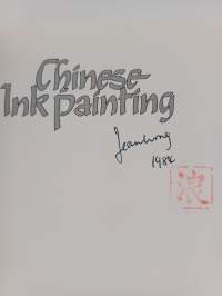 Chinese ink painting : techniques in shades of black (signeerattu)