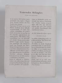 Teaterstaden Helsingfors under tre decennier (numeroitu)