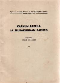 Karkun pappila ja seurakunnan papisto