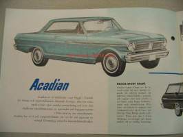 Acadian 1963 -myyntiesite