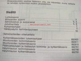 Volvo Penta MD100B CC, TMD100A CC, TMD120A CC, TAMD120B CC luokitettavat merimoottorit Sähköjärjestelmä kytkentä, toimintakaavio, kytkentäkaavio