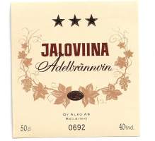 Jaloviinaa Alko nr 0692 - viinaetiketti