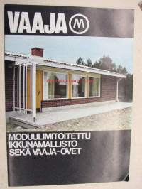 Vaaja moduulimitoitettu ikkunamallisto sekä Vaaja-ovet -myyntiesite