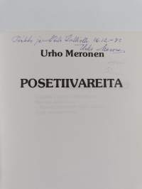 Posetiivareita (signeerattu, tekijän omiste)