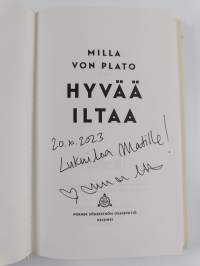 Hyvää iltaa (signeerattu, tekijän omiste)
