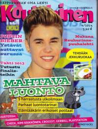 Koululainen 2013/4. Keskiaukeama-juliste mukana (AVAAMATON) - Cheek, Kimi Räikkönen, Croodit, Gerbiili, Playstation