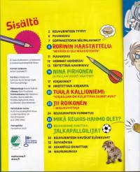 Koululainen 2013/4. Keskiaukeama-juliste mukana (AVAAMATON) - Cheek, Kimi Räikkönen, Croodit, Gerbiili, Playstation