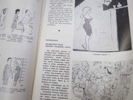 Veijari - aikuisten pilalehti 1969 nr 4, pilapiirroksia, vitsejä, kaskuja