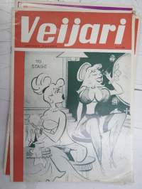 Veijari - aikuisten pilalehti 1969 nr 3, pilapiirroksia, vitsejä, kaskuja