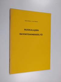 Ruokalajien ravintoainesisältö