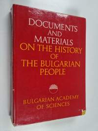 Documents and materials on the history of the Bulgarian people
