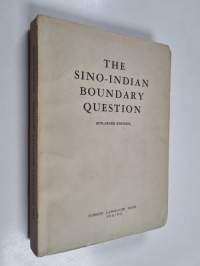 The Sino-Indian boundary question