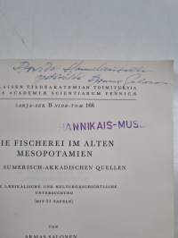 Die Fischerei im alten Mesopotamien : Nach sumerisch-akkadischen Quellen : Eine lexikalische und kulturgeschichtliche Untersuchung (signeerattu, tekijän omiste)