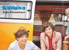 Koululainen 2012/2.  Keskiaukeama-juliste mukana - One Direction, Risto Räppääjä, Tanja Poutiainen, labbis