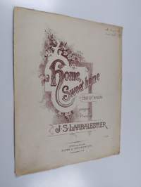 Home Sweet home - Engelsk ballad arranged for Piano