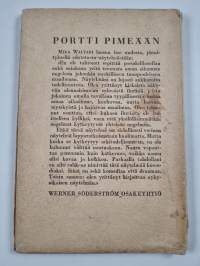 Portti pimeään : neljä näytöstä ja loppukuvaelma
