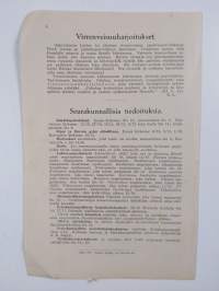 Orimattilan seurakuntalehti lokakuulla 1935