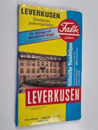 Leverkusen Stadtplan patentgefaltet (kartta 1:15 000)