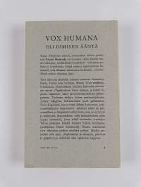 Vox humana eli Ihmisen ääntä