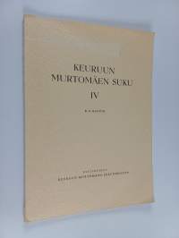 Keuruun Murtomäen suku 4