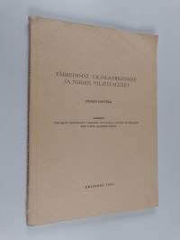 Tärkeimmät viljalajikkeemme ja niiden viljelysalueet v. 1955