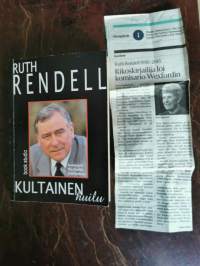Kultainen huilu + Rendellin muistokirjoitus (Jukka Petäjä: Rikoskirjailija loi komisario Wexdorfin, HS 8.5. 2015)
