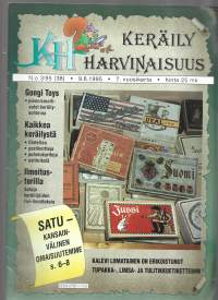 Keräilyharvinaisuus 1995 nr 3 Gongi Toys, Kalevi Liimatainen, tupakkaetiketit, limsaetiketit, tulitikkuetiketit, satu
